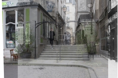 クロッシュペルセ通り 1901 - 2019    Rue Cloche-Perce, 75004 Paris 1901 et 2019