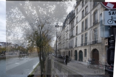 アンジュー通り 1902 - 2019    Quai d'Anjou, 75004 Paris 1902 et 2019